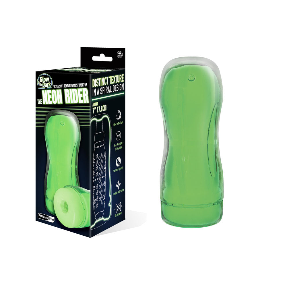 The Neon Rider - Glow in Dark 17.8 cm Stroker - Just for you desires