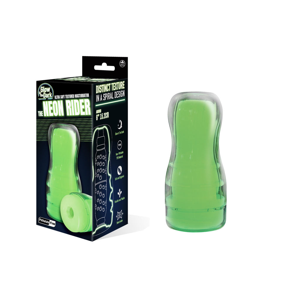 The Neon Rider - Glow in Dark 15.2 cm Stroker - Just for you desires