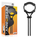 Jet Horny - Black Adjustable Cock Lasso Ring - Just for you desires