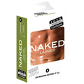 Four Seasons Naked Larger Fitting Condoms - Naked Larger Fitting Lubricated Condoms - 6 Pack - Just for you desires