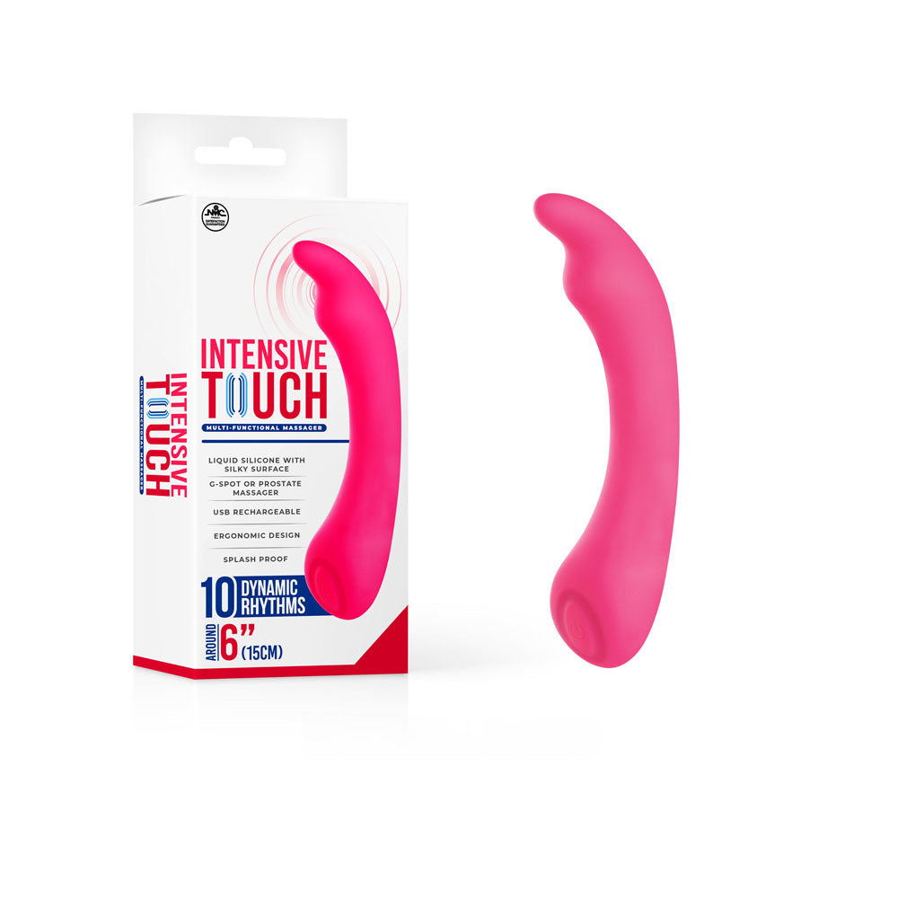 Intensive Touch - Pink - Pink 15 cm USB Rechargeable Vibrator - Just for you desires