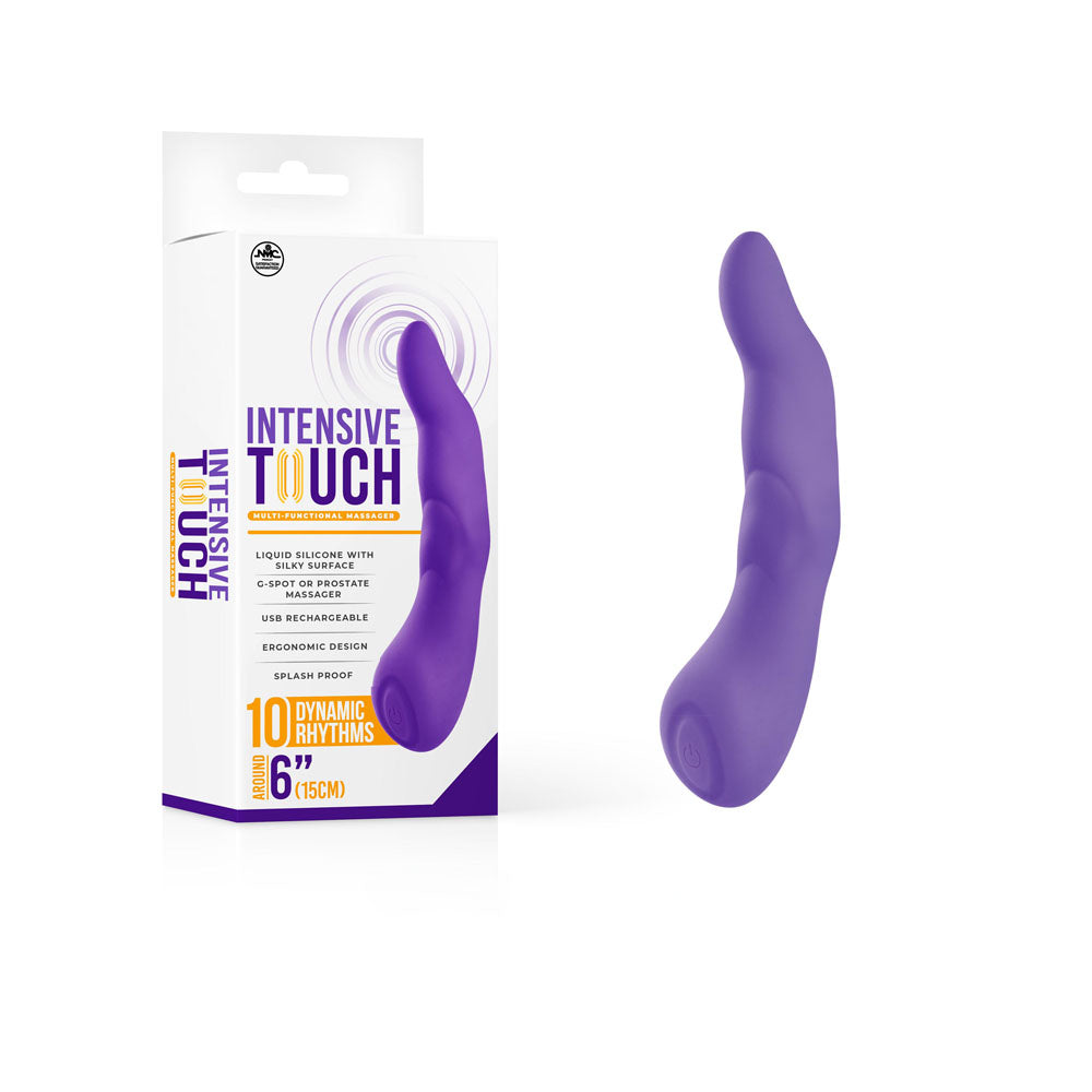 Intensive Touch - Purple - Purple 15 cm USB Rechargeable Vibrator - Just for you desires