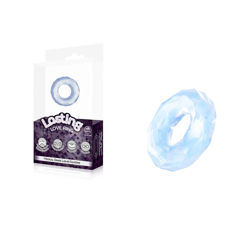 Lasting Love Ring - Clear - Clear Cock Ring - Just for you desires