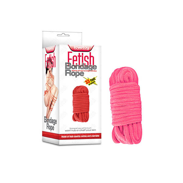Fetish Bondage Rope - Black - 10 m Length - Just for you desires