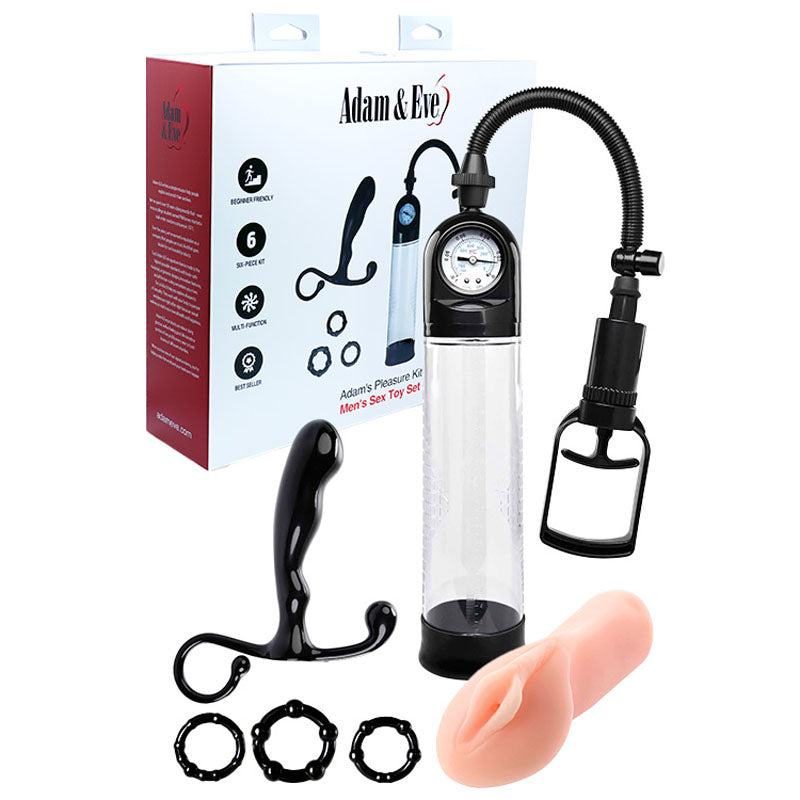 Adam & Eve ADAMS PLEASURE KIT - Male Kit - 6 Piece Set - Just for you desires