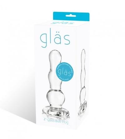 4"" Glass Butt Plug - Just for you desires