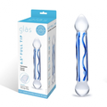 6.5"" Full Tip Textured Glass Dildo - Just for you desires
