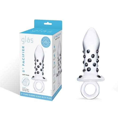 Glas 5"" Pacifier Butt Plug - Just for you desires