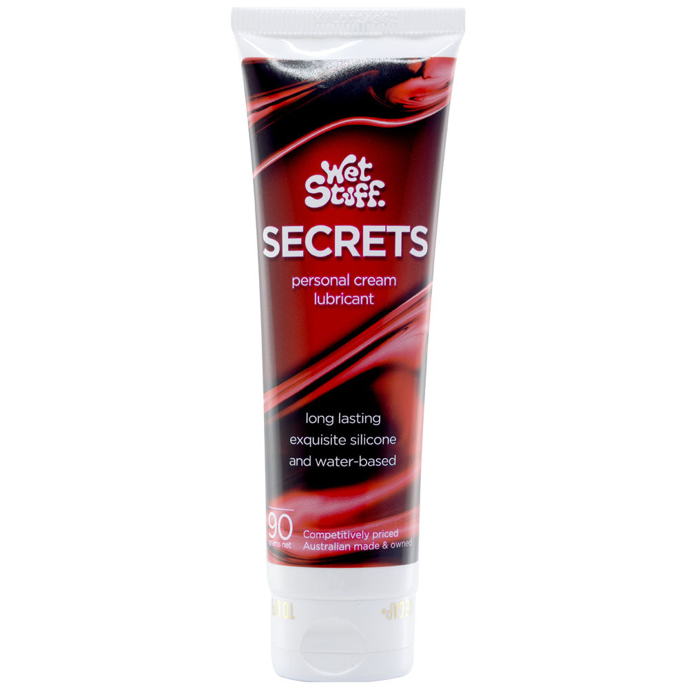 Wet Stuff Secrets - 90g Tube - Hybrid Lubricant - 90 gram Tube - Just for you desires