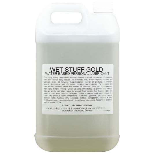 Wet Stuff Gold 5kg Bottle - - Just for you desires