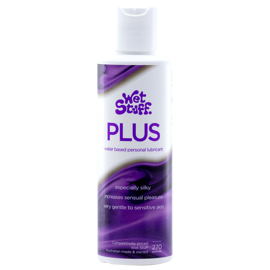 Wet Stuff Plus - 270g Disk - Water Based Lubricant - 270 grams Bottle - Just for you desires