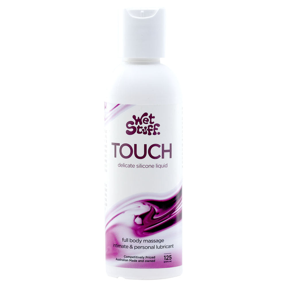Wet Stuff Touch - 125g Disk Top - Silicone Lubricant - 125 gram Bottle - Just for you desires