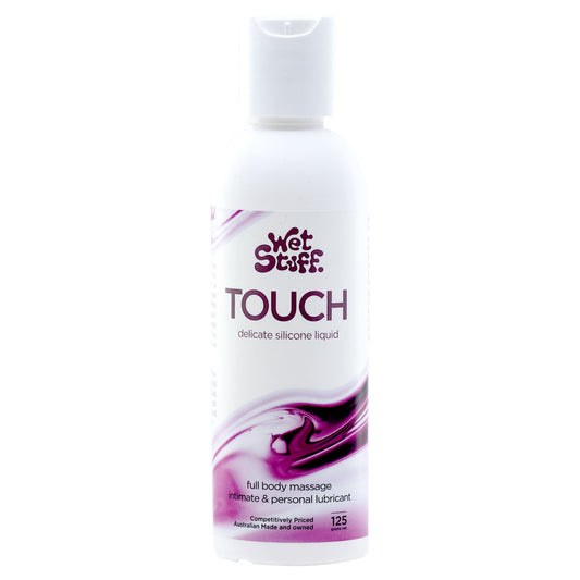 Wet Stuff Touch - 125g Disk Top - Silicone Lubricant - 125 gram Bottle - Just for you desires