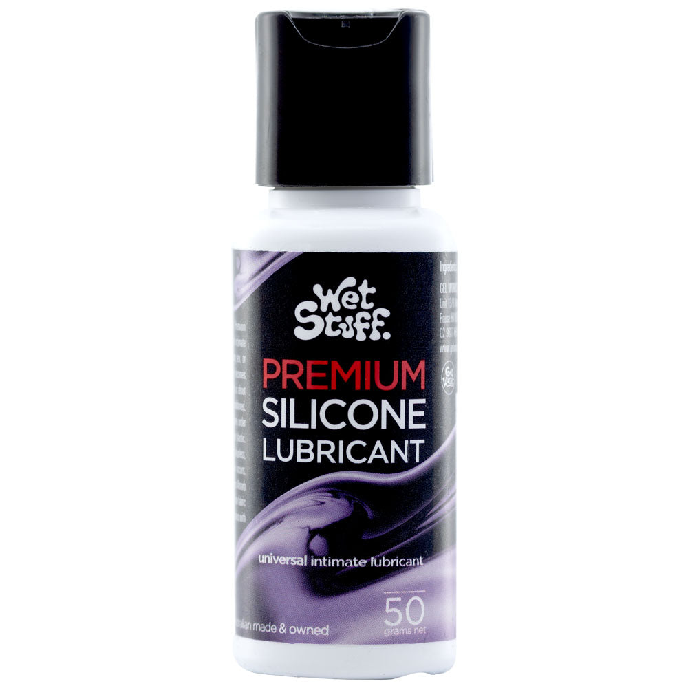 Wet Stuff Premium - 50g Disk Top - Silicone Lubricant - 50 gram Bottle - Just for you desires