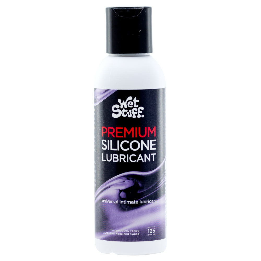 Wet Stuff Premium - 125g Disk Top - Silicone Lubricant - 125 gram Bottle - Just for you desires