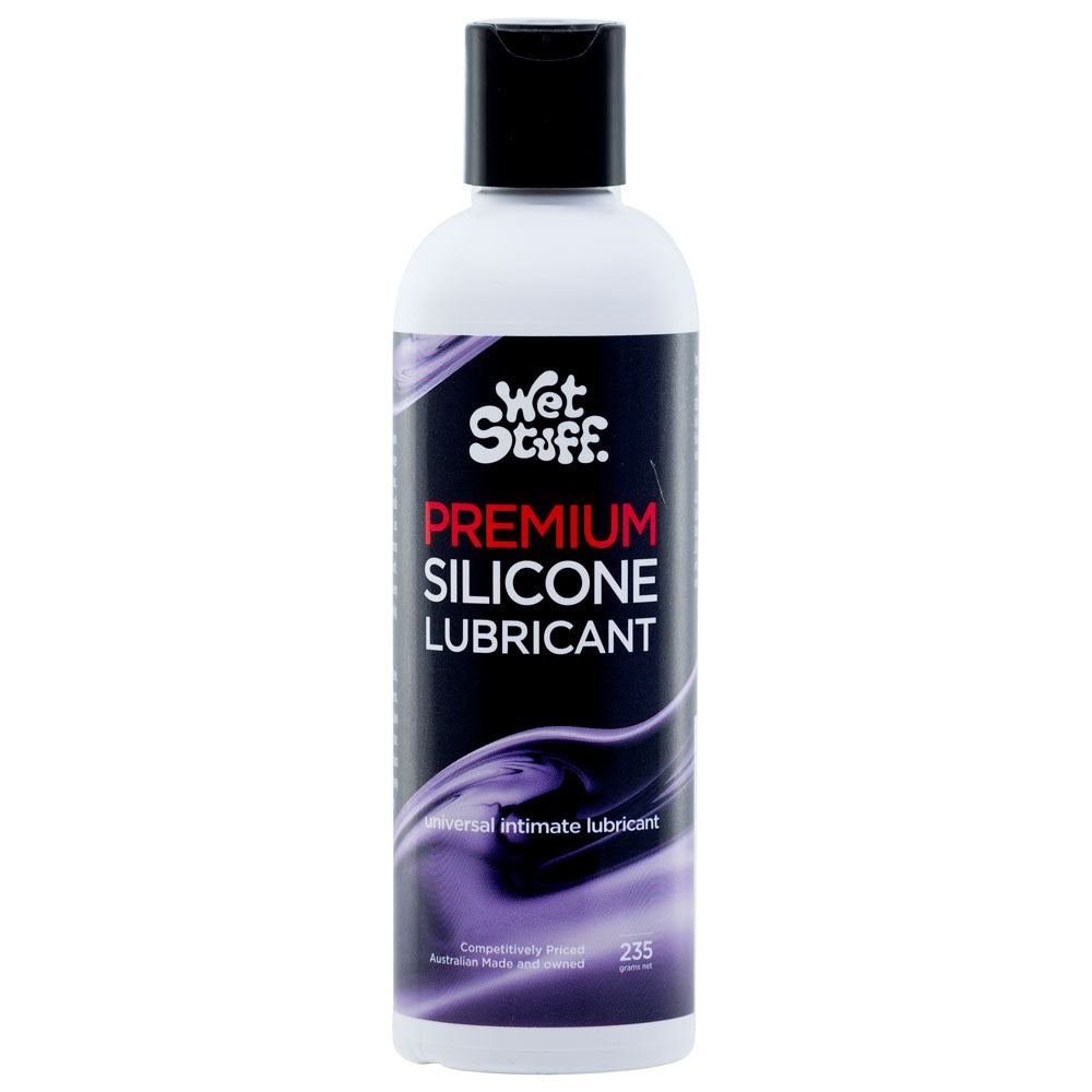 Wet Stuff Premium - 235g Disk Top - Silicone Lubricant - 235 gram Bottle - Just for you desires
