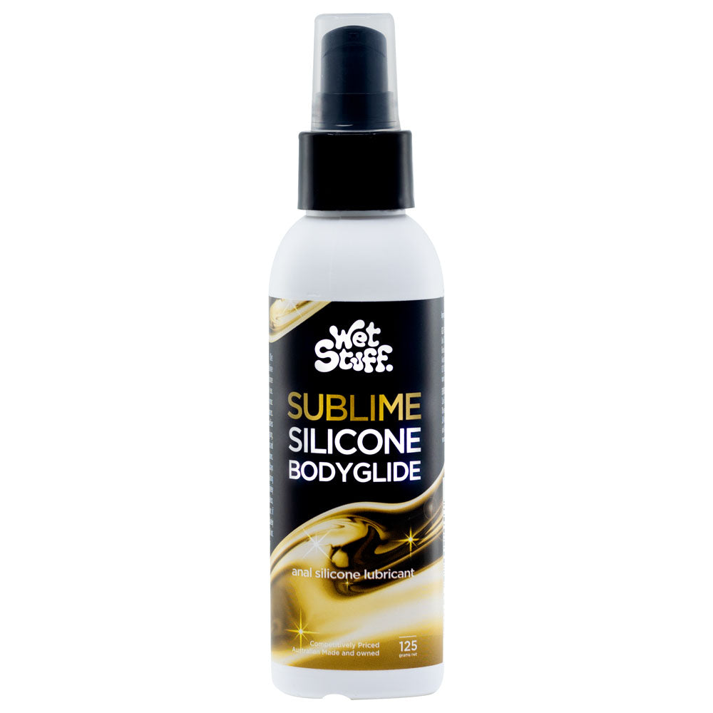 Wet Stuff Sublime - 125g Pump Top - Anal Silicone Lubricant - 125 gram Pump Bottle - Just for you desires