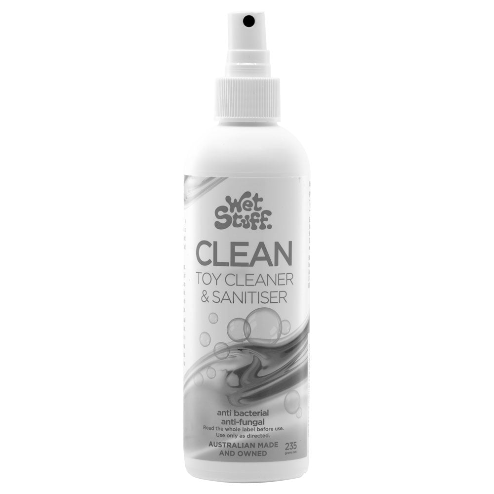 Wet Stuff Clean - 235g - Toy Cleaner - 235 gram Spray Bottle - Just for you desires