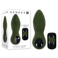 Gender X MY SECRET GARDEN - Green 14.6 cm USB Rechargeable Vibrating Butt Plug with Remote Control - Just for you desires