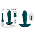 Gender X TUNNEL TAPPER - Grey 12.1 cm USB Rechargeable Tapping Anal Plug with Wireless Remote - Just for you desires