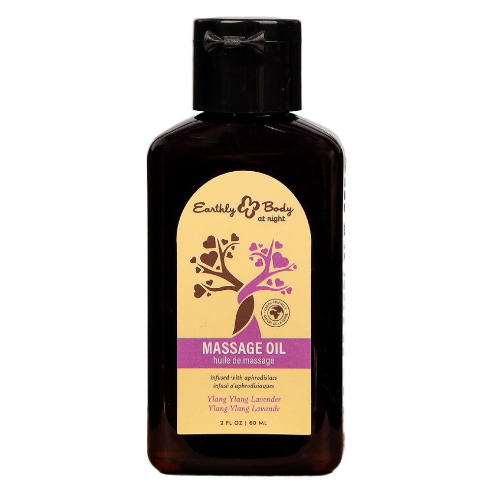 EB Aphrodisiac Massage Oil YLANG YLANG LAVENDER - 60 ml - Ylang Ylang & Lavender Scented Massage Oil - 60 ml Bottle - Just for you desires