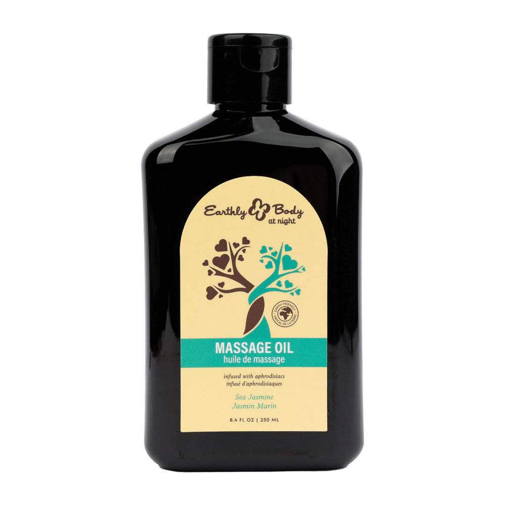 EB Aphrodisiac Massage Oil SEA JASMINE - 250 ml - Sea Jasmine Scented Massage Oil - 250 ml Bottle - Just for you desires