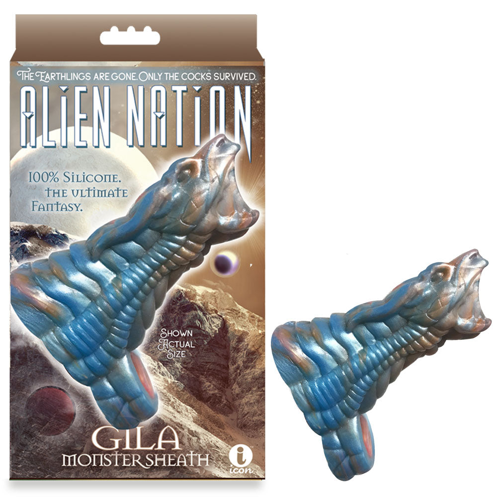 Alien Nation - Gila - Blue/Gold 14 cm Penis Sheath - Just for you desires