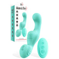 Adam & Eve THE WAVE RIDER - Teal USB Rechargeable Triple Stimulating Grinder Pad with Remote Control - Just for you desires