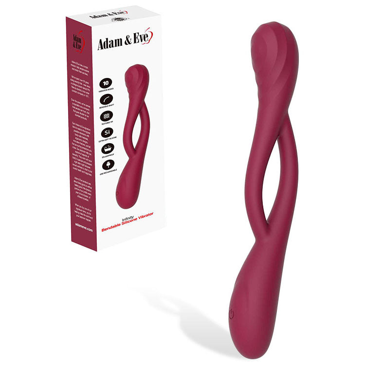 Adam & Eve INFINITY -  USB Rechargeable Bendable Vibrator - Just for you desires