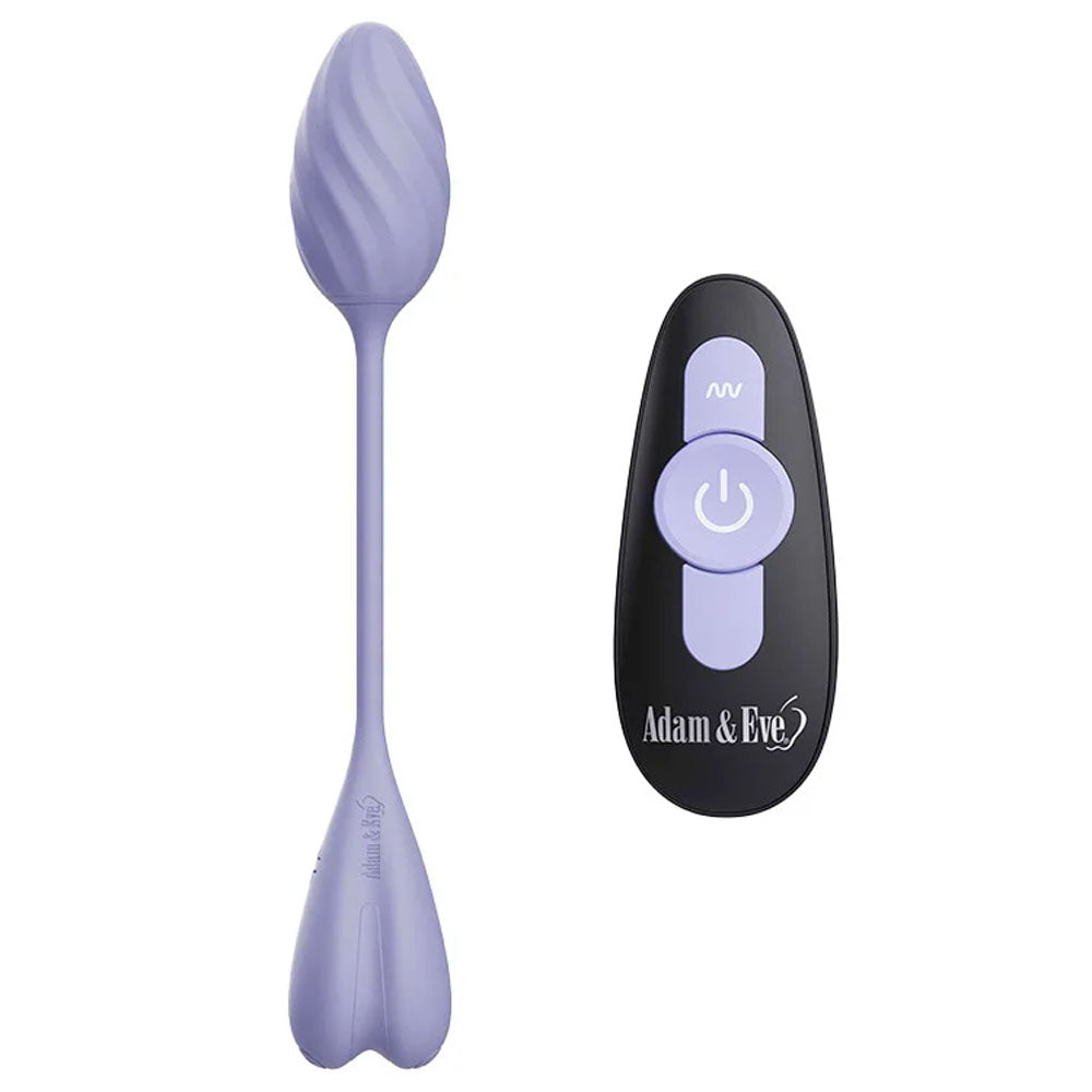 Adam & Eve SPIRAL LOVE Wearable Egg - Purple USB Rechargeable Wearable Vibrating Egg with Wireless Remote - Just for you desires