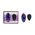 Colourful Camo Remote Control Panty Vibe Blue - Just for you desires
