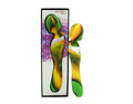Colourful Camo Beja 2in1 Vibrator Green - Just for you desires
