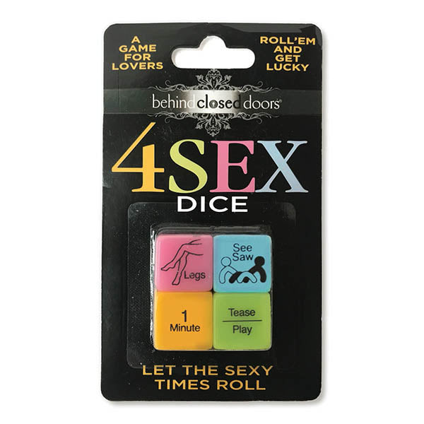 Behind Closed Doors - 4 Sex Dice - Dice Game for Couples - Just for you desires