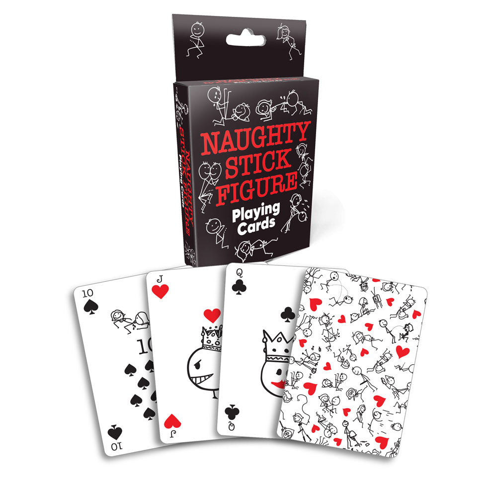 Naughty Stick Figure Playing Cards - Novelty Playing Cards - Just for you desires