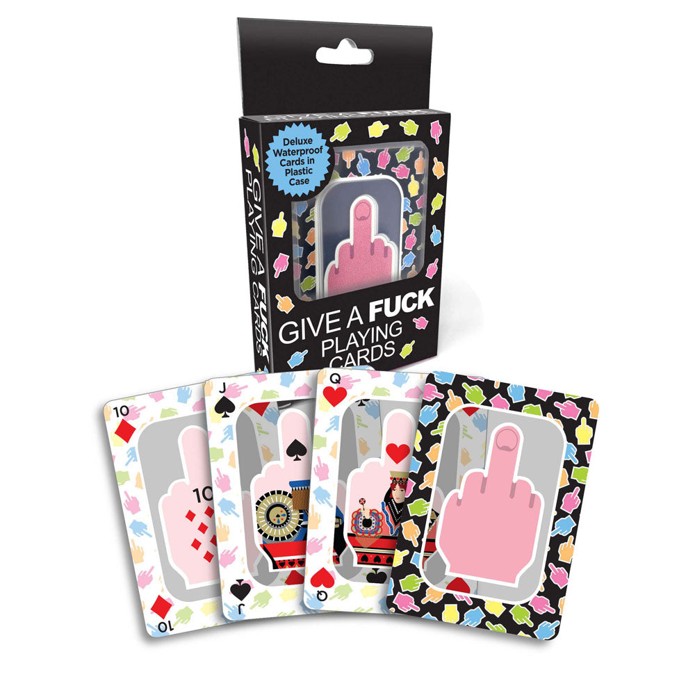 Give A Fuck Playing Cards - Waterproof Novelty Playing Cards - Just for you desires