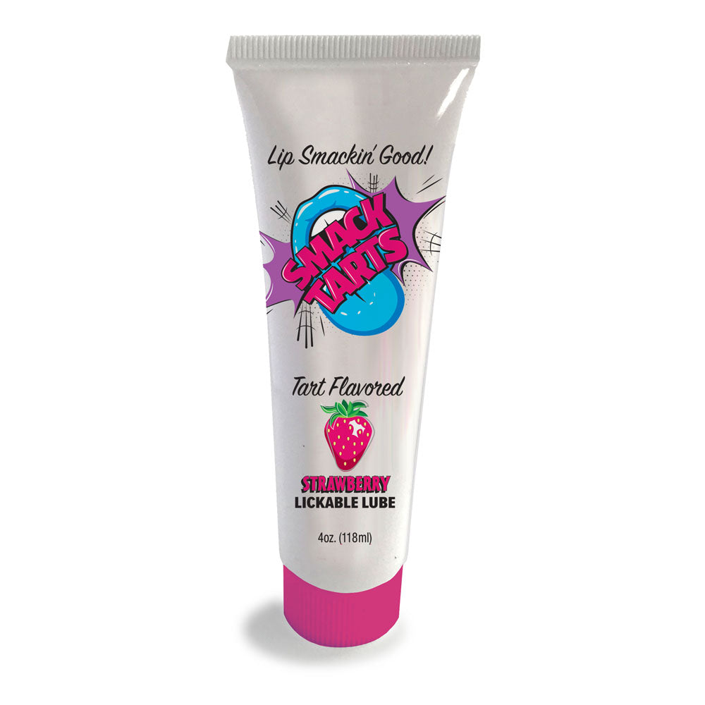 Smack Tarts - Sour Strawberry - Sour Strawberry Flavoured Lubricant - 120 ml Tube - Just for you desires