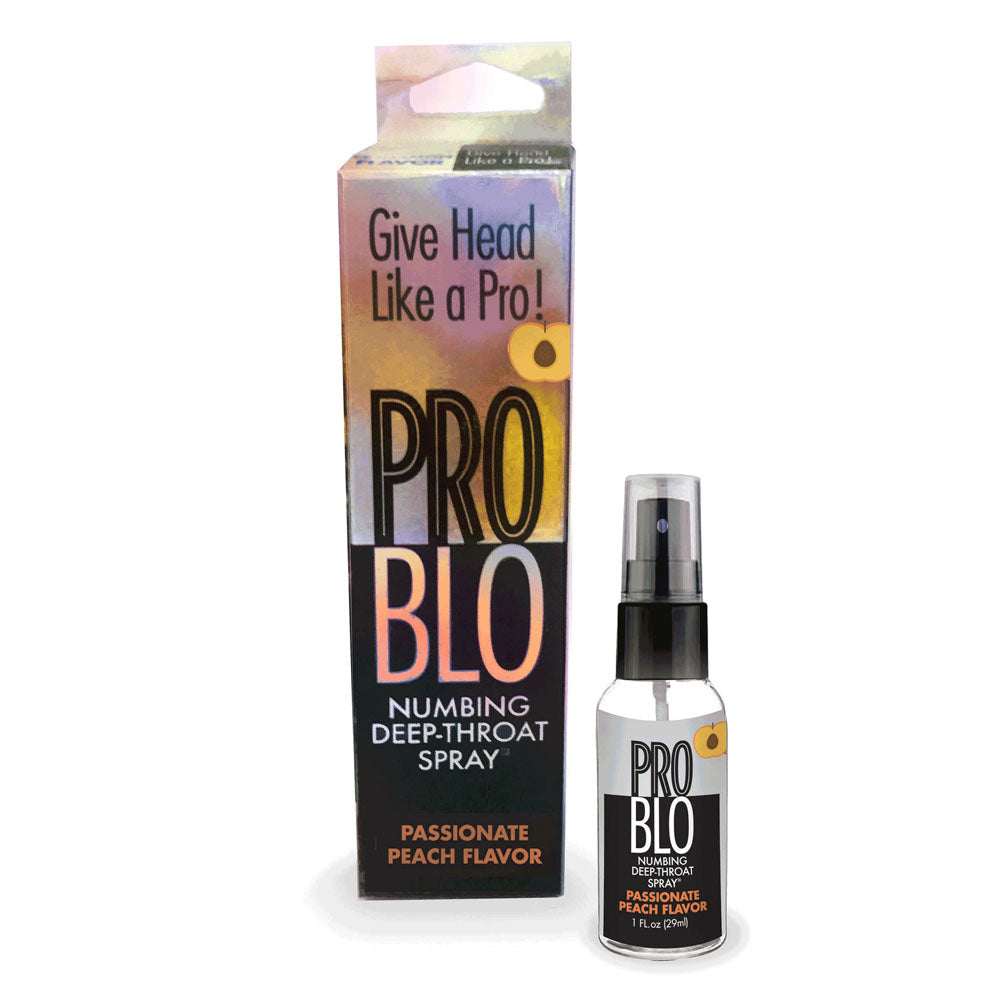 ProBlo Deep Throat Spray - Peach - Peach Flavoured Deep Throat Spray - 30 ml - Just for you desires