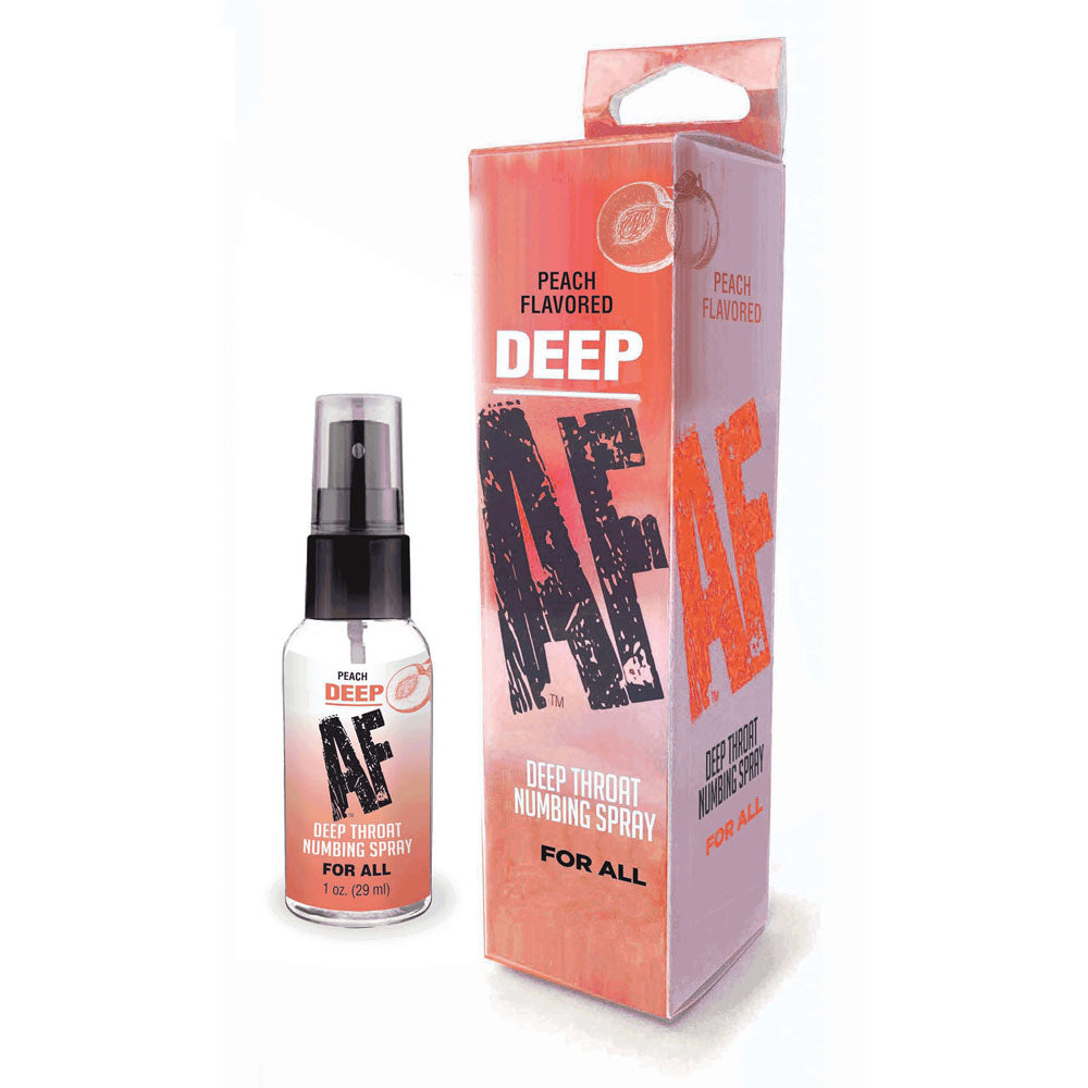 Deep AF - Peach - Peach Flavoured Deep Throat Spray - 29 ml - Just for you desires