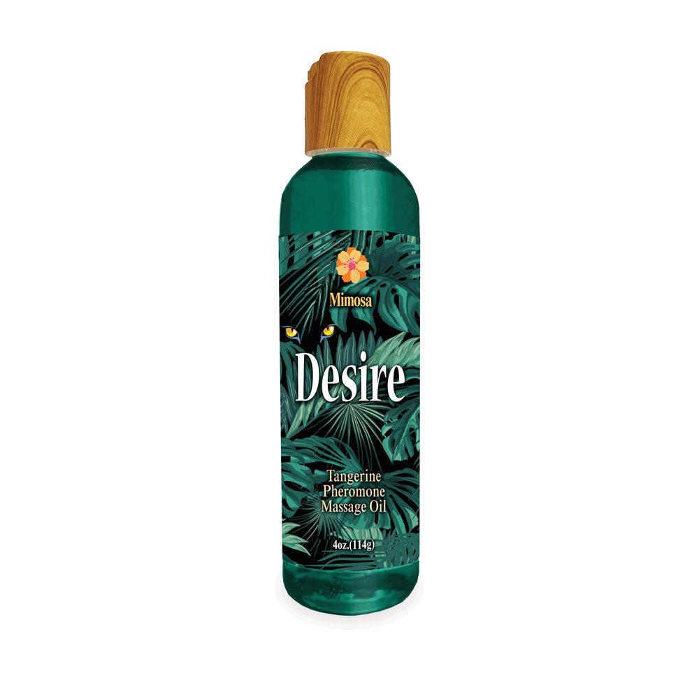 Desire Pheromone Massage Oil - Tangerine Scented Pheromone Massage Oil - 118 ml - Just for you desires