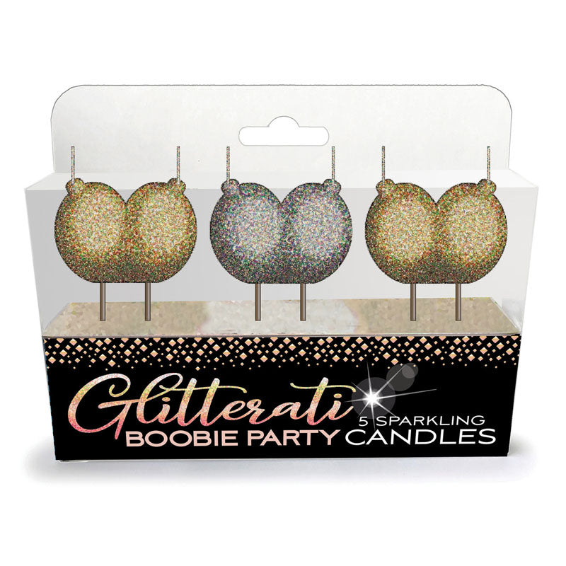Glitterati - Boobie Candle Set - Novelty Candles - Set of 3 - Just for you desires