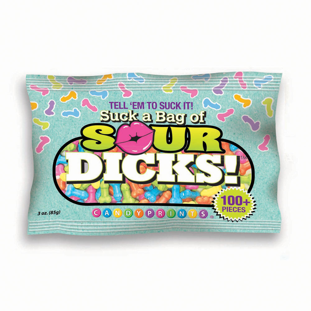 Suck A Bag Of Sour Dicks! - Novelty Pecker Lollies - 84 grams - Just for you desires