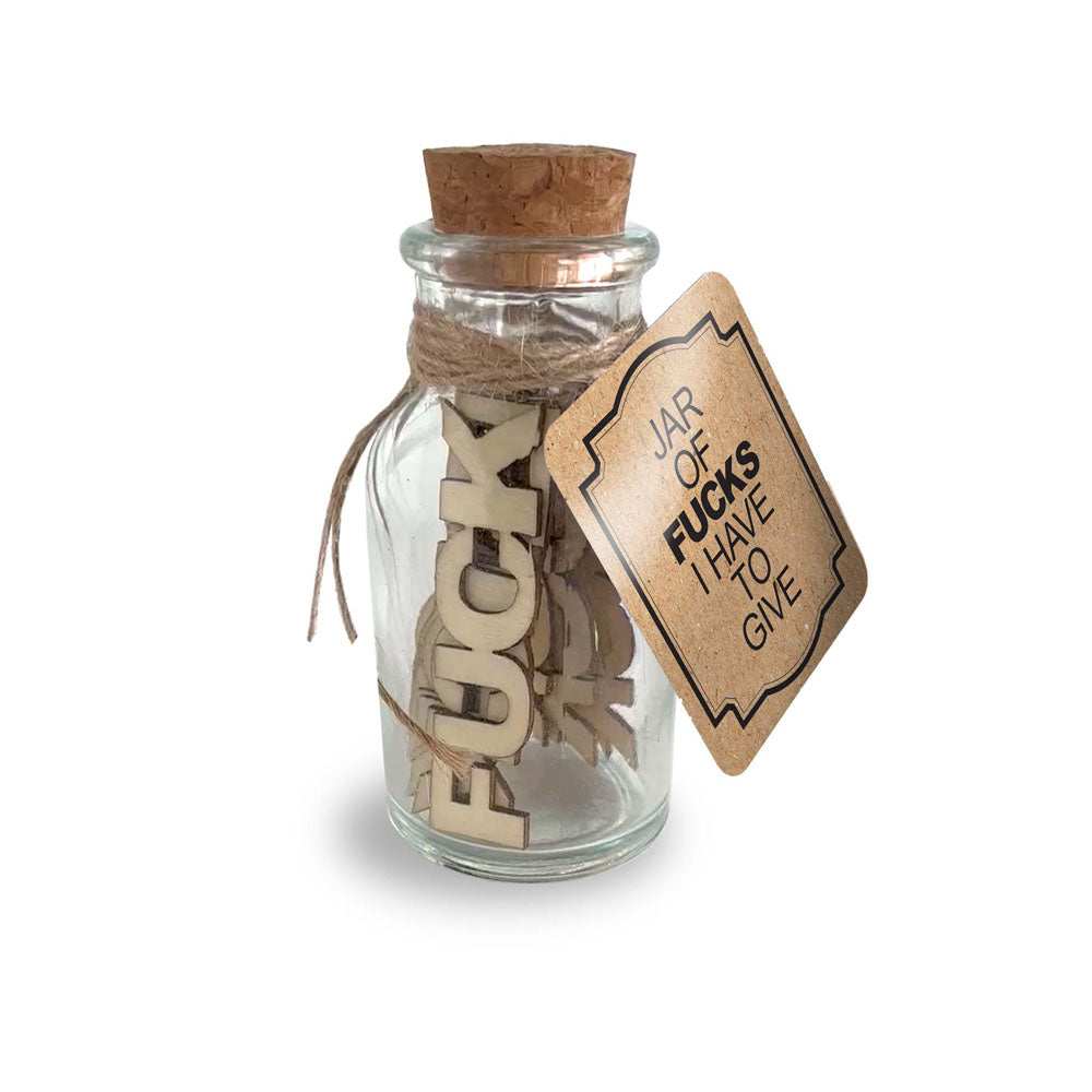 Jar Of Fucks I Have To Give - Novelty Gift - 15 Pack - Just for you desires