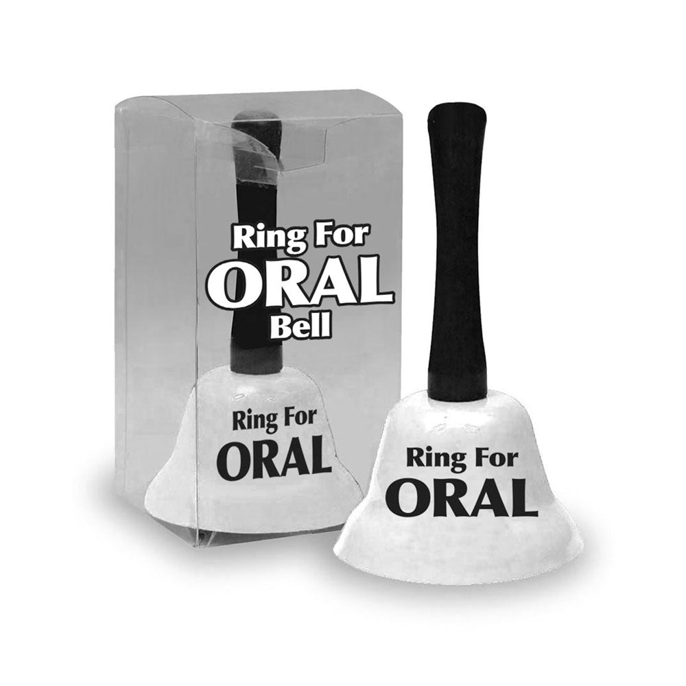 Ring For Oral Bell - White Novelty Bell - Just for you desires