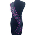 Bride-To-Be Sash - Black Hens Party Sash - Just for you desires