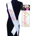 Glitterati - Bride Sash - Hens Party Novelty Sash - Just for you desires