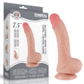 Sliding Skin Dual Layer Dong - Flesh 19.5 cm (7.5'') Dong with Flexible Skin - Just for you desires