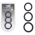 LEVELZ Classic Silicone Cock Ring Set - L/XL/XXL -  Cock Rings - Set of 3 Sizes - Just for you desires
