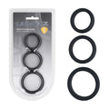 LEVELZ Wide O Silicone Cock Ring Set of 3 - S/M/L -  Cock Rings - Set of 3 Sizes - Just for you desires