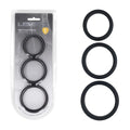 LEVELZ Wide O Silicone Cock Ring Set of 3 - L/XL/2X -  Cock Rings - Set of 3 Sizes - Just for you desires