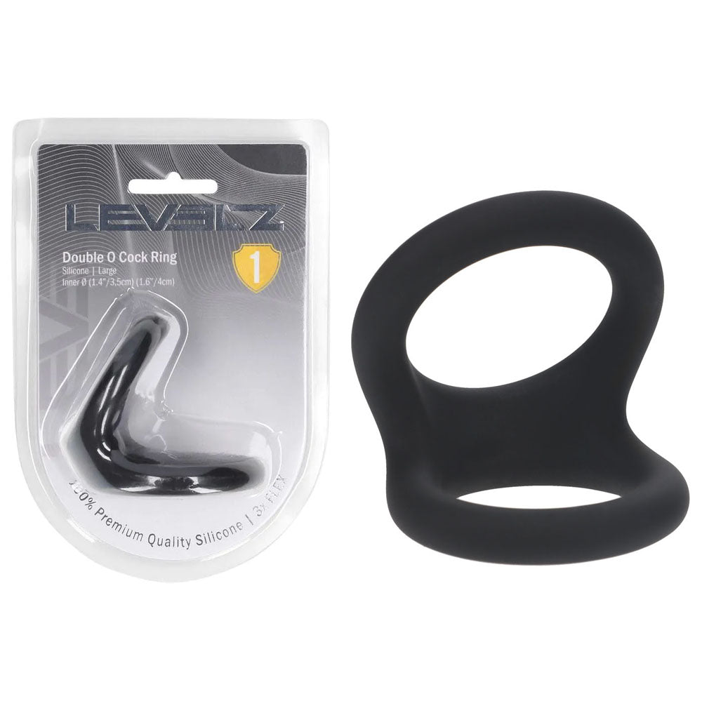 LEVELZ Double O Silicone Cock Ring - L -  -  Cock & Balls Rings - Just for you desires